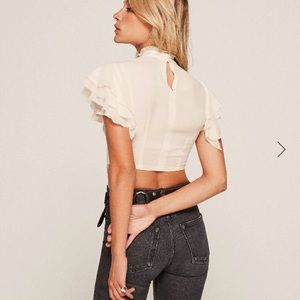 NWT Reformation Pandora crop top.